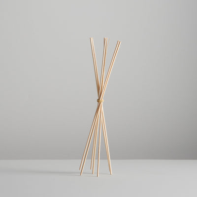 7 Rattan-Stäbchen