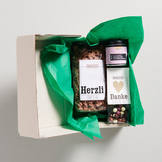 Geschenkset «Von Herzen Danke»