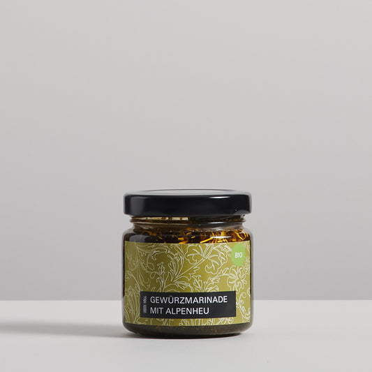 Gewürzmarinade mit Alpenheu