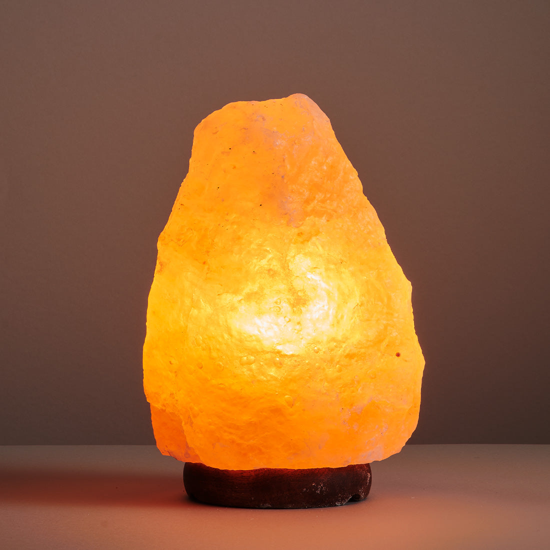 Salzkristall-Lampe